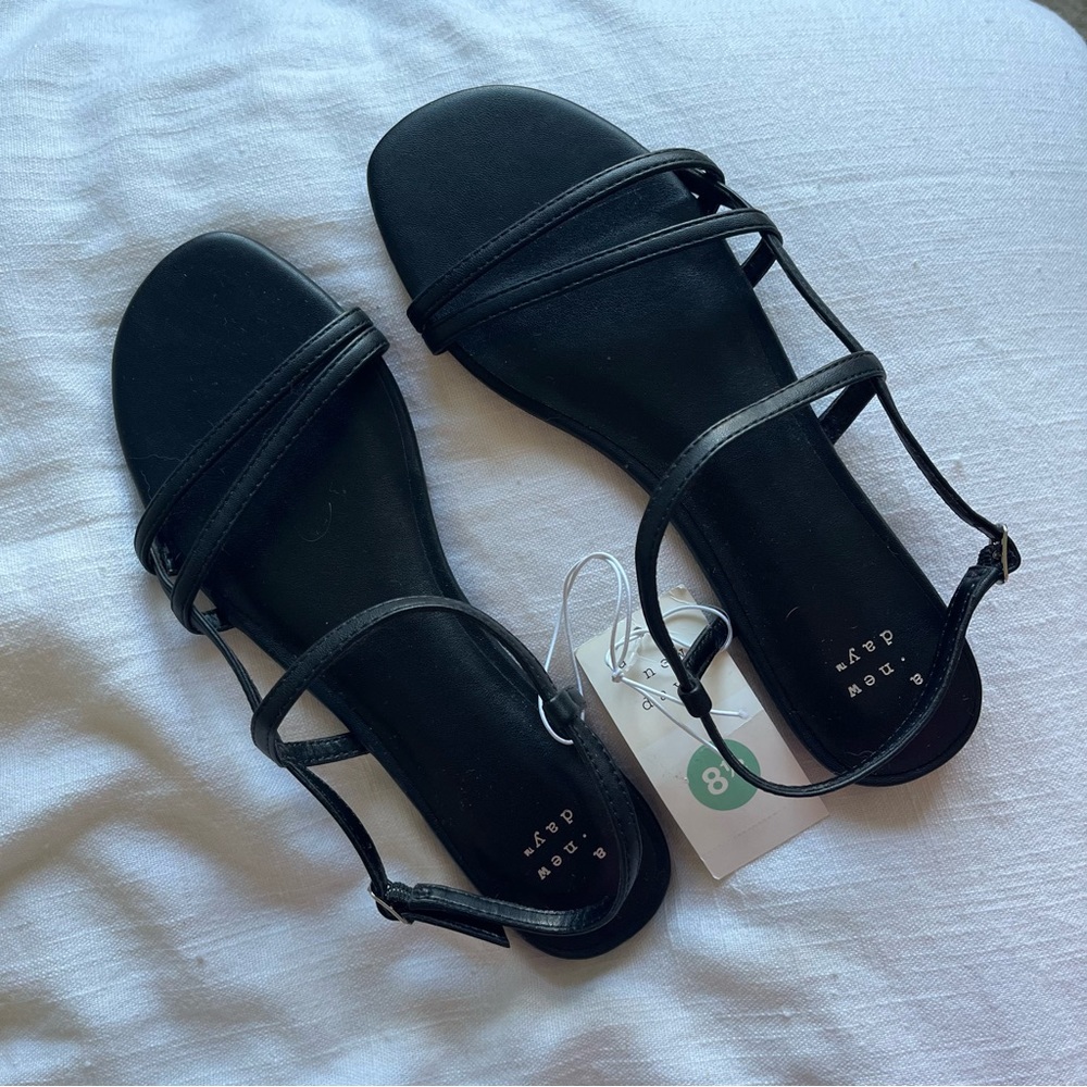 NWT Target Black Sandals